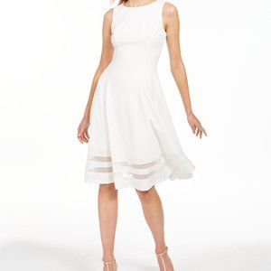 Calvin Klein White Midi Dress